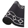 thumbnail image 2 of Extra-Long Low Pile Runner Rug Skid Resistant Backing Rug Runner Bordered Geometric Abstract Design Cut to Size Roll Runner Rugs - 13 Feet x 32 Inch, 2 of 9