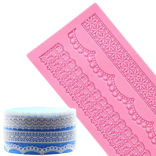 Molde de silicona para pasta de encaje para decorar encajes comestibles