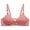 Pink, variant on Womens Lace Embroidery Bras Push up Bralettes Front-Close No Underwire Breathable Lightly Padded Wirefree Red 38