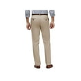 thumbnail image 3 of Haggar Men's Premium No Iron Khaki Flat Front Pant Straight Fit HC10889, 3 of 10