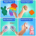 thumbnail image 2 of Easter Basket Stuffers For Kids, 36pcs Easter Toys For Easter Hunt, Easter Gifts With Sensory Fidget Pack, Easter Theme Party For Teens Toddler 26s, 2 of 5