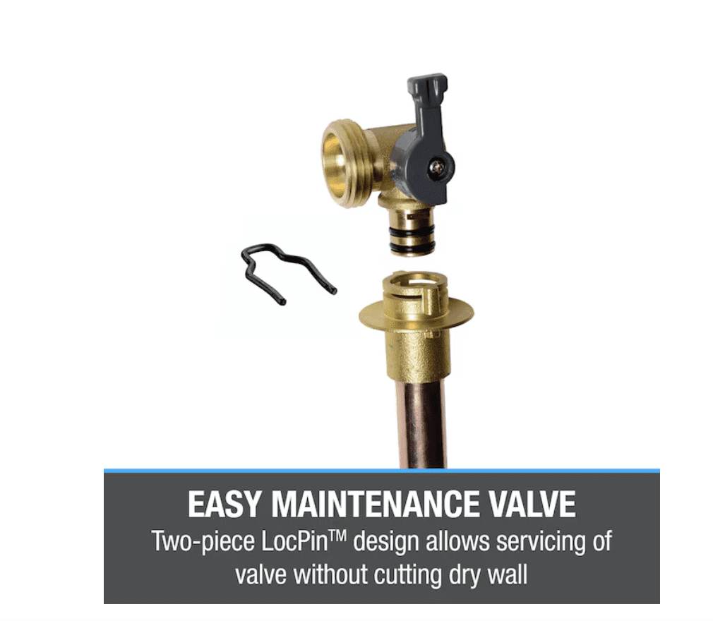 Oatey Moda Quarter turn ball valve Copper sweat Washing machine Outlet Box