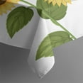 thumbnail image 4 of Sunflower Square Tablecloth 42x42in(107x107cm) – Waterproof Polyester Printed Table Cover, Wrinkle Resistant & Washable for Kitchen Dining Picnic Party Decor, 4 of 6