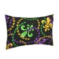 thumbnail image 2 of Balery Mardi Gras6 Bedding Queen Pillow Cases - Envelope Closure - Soft Brushed Microfiber Fabric - Shrinkage and Fade Resistant Pillow Cases-20"x30", 2 of 9