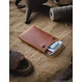 thumbnail image 5 of Minimalist Wallet/card Holder, Crazy Horse Leather Card Holder,brown, 5 of 5