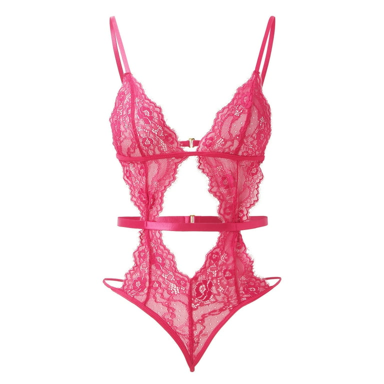 sexy open crotch lingerie Plus Size Lace Pattern Sexy Lingerie for Women Deep Honduras