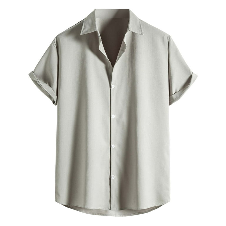 adviicd Grunt Style Shirts For Men Men's Bahama II UPF 30 Short Sleeve PFG  Fishing Shirt White M