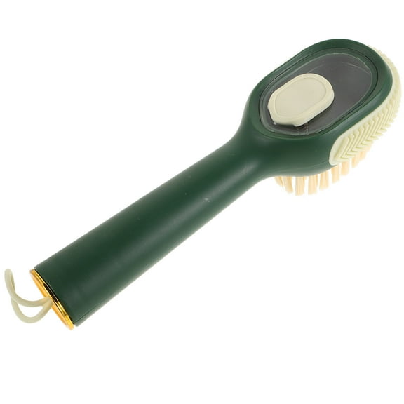 Portable Shoe Cleaning Brush With Liquid Dispenser Soft Bristles Household Scrub Brush Tool For Laundry And Shoes Stains