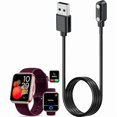 thumbnail image 1 of ccwmincc Smart Watch Charger for Quican ID208 Plus 3.3Ft/100cm 2 Pin USB Portable Magnetic Charging Cable Cord for Quican ID208 Plus Smart Watch, 1 of 1