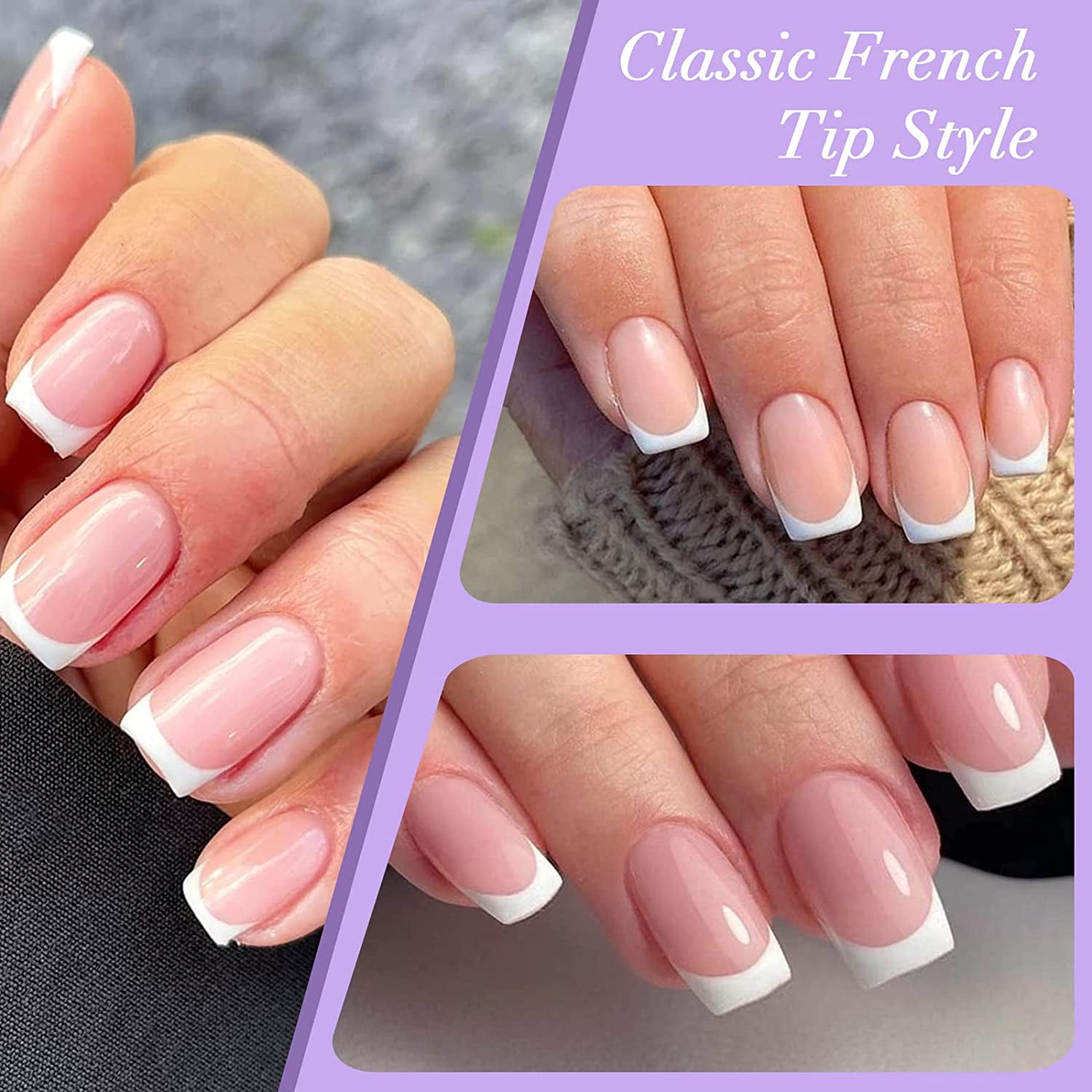French Tip Nails With Color | french manicure designs with color | itakeyou