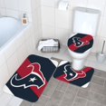 thumbnail image 3 of Juego de 3 alfombras de baño del equipo Texans Alfombra antideslizante para baño de 31,5 x 20 pulgadas, 3 of 7