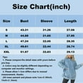 thumbnail image 3 of Denim Hoodie Women Sweatshirt Pullover Hooded Y30k Tops Distressed Washed Loose Spring Streetwear Work Tops Jeans Club, 3 of 5