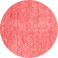 thumbnail image 1 of Ahgly Company Indoor Round Abstract Red Contemporary Area Rugs, 7' Round, 1 of 4