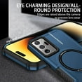 thumbnail image 3 of Magnetic Case for Samsung Galaxy Note 20 Ultra (Not Note 20) Compatible with Magsafe, Military-Grade Shockproof Case with Built-in Magnet Circle for Samsung Galaxy Note 20 Ultra, MS Navy Blue, 3 of 18