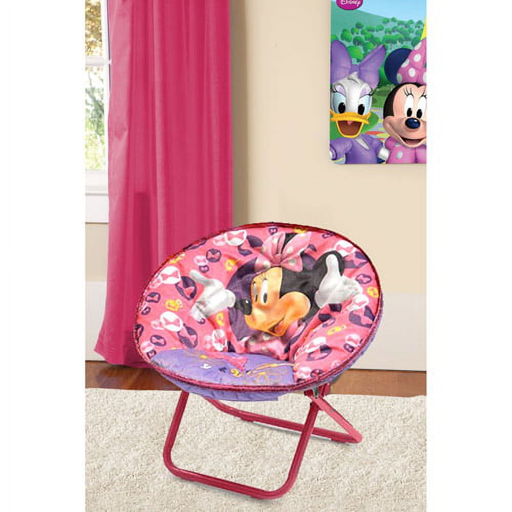 Disney Minnie Mouse Saucer Chair, Available in Multiple Characters