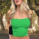 thumbnail image 4 of Mujeres bodycon sin espalda top sin mangas sexy vaina top pullover camisetas básicas camisas, 4 of 6