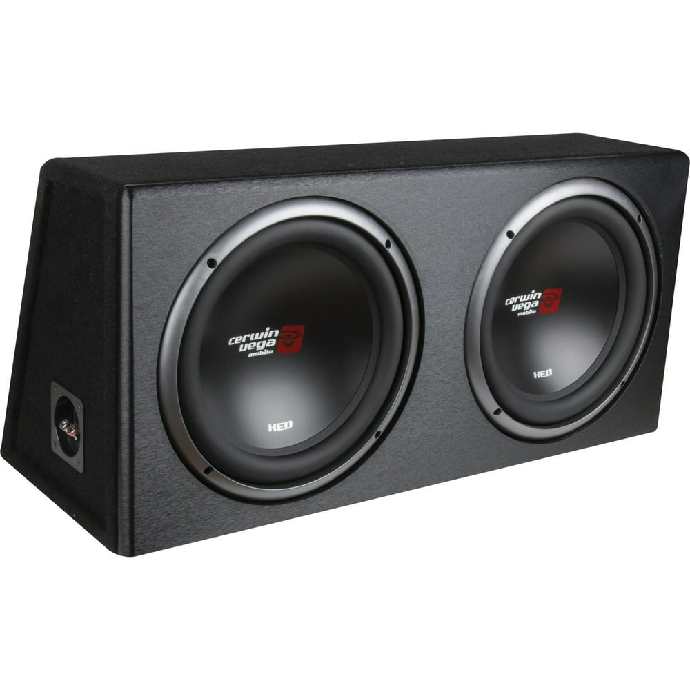 CerwinVega Mobile XE12DV XED Series Dual 12Inch Subwoofers in Loaded