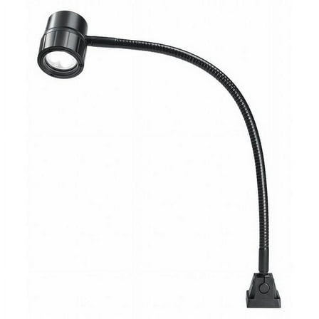 Waldmann Gooseneck Task Light,LED,460 lm,5W,Black 113260000-00641130