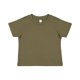 thumbnail image 1 of Camiseta de punto de algodón para niños pequeños pieles de conejo VERDE MILITAR 4T RS3301, 1 of 1