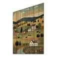 thumbnail image 2 of Designart "Country Vistas Scenic Retreat" Countryside Print on Natural Pine Wood, 2 of 5