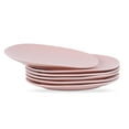 thumbnail image 2 of Stone + Lain Delilah Porcelain Collection Dish Set, 6 Salad Plates Service for 6, Blush, 2 of 6