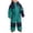 Green, variant on Breezora Snowsuit for Boys and Girls All Weather Protection Windproof Ski Suit Overalls for Snow Play and Winter Outdoor Activities 100 Size Blue