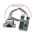 thumbnail image 3 of Yibooy M.2 Gigabit Lan Adapter 2.5G/1000/100Mbps RJ45 Network Card (M.2 A+E NIC 2.5G), 3 of 8