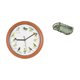 thumbnail image 1 of Bandeja con reloj melódico para decoración de cocina y baño, reloj decorativo con forma de pájaro y organizador multifuncional para servir alimentos., 1 of 8