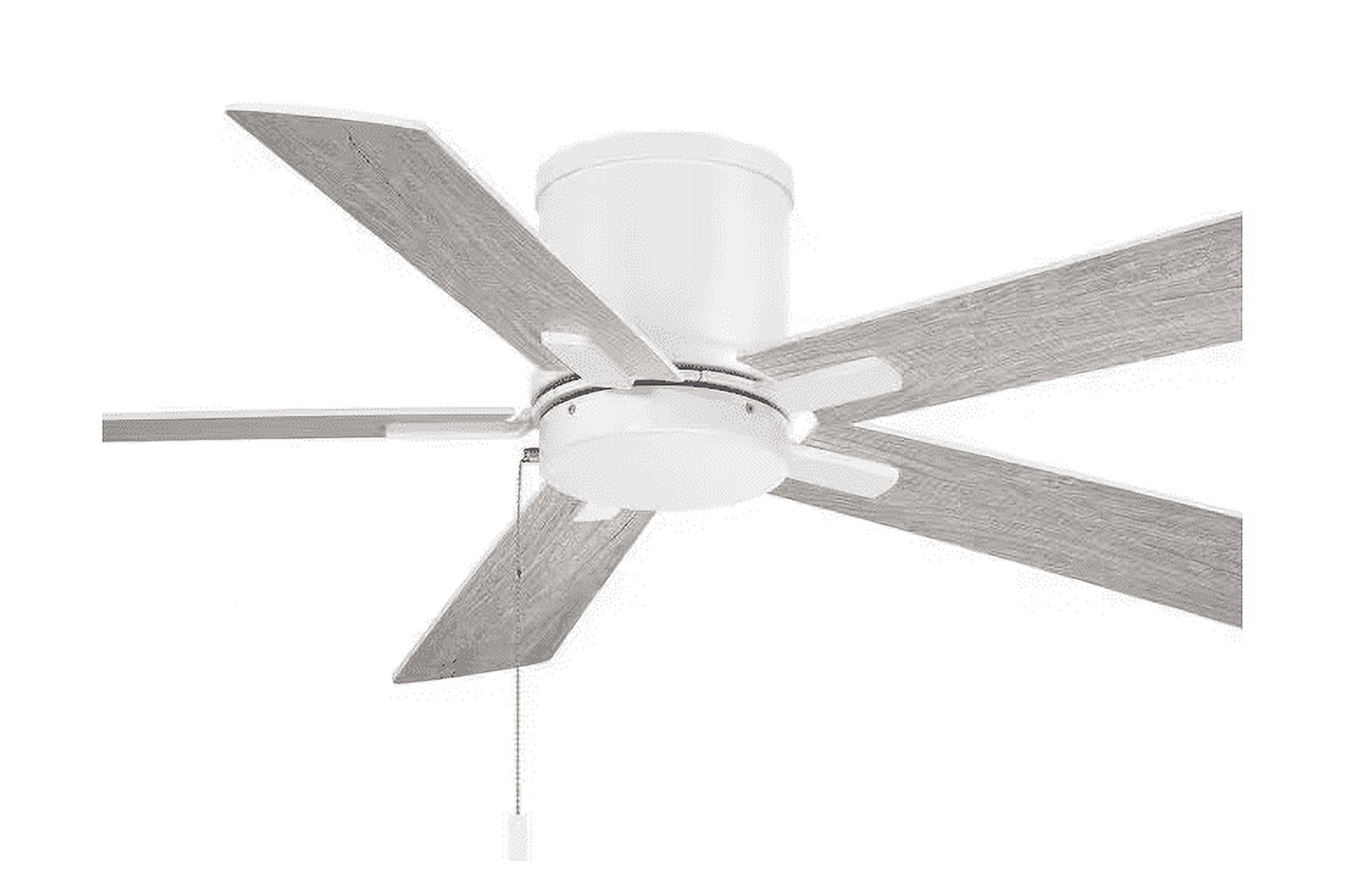 Hampton Bay Grantway 48 in. Indoor/Covered Outdoor Matte White Low 