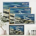 thumbnail image 4 of Designart 'Portrait of Seagull Birds By The Sea' Nautical & Coastal Framed Canvas Wall Art Print, 4 of 5