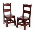 thumbnail image 2 of Melissa & Doug Wooden Chair Pair - Espresso, 2 of 3