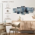 thumbnail image 5 of Elephant Stock In The Clouds Indigo And Gray Crop Wall Art - Horizontal Multi Panel Canvas - Living Room Wall Decor - Abstract Multi Panel - Blue And Gray Decor By Silvia Vassileva - 80" x 36", 5 of 8