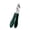 Green, variant on Wide Jaw Opening Slanted Nails Trimmer for Thick Toenails with Ergonomic Handle and Practical Stainless Steel Pedicure