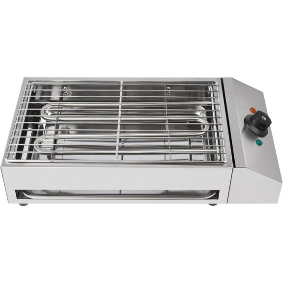 PERFERATE 1800W Electric BBQ Grill Smokeless Indoor/Outdoor Barbecue Grill Stainless Steel Countertop Korean BBQ Grills Portable Electric Grills for Outdoor Party, Patio, Non-Stick