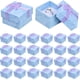 thumbnail image 1 of ER 24 piezas, caja de joyería pequeña de 4x4x3cm, caja de anillo, caja de regalo de joyería de cartón, cajas de regalo cuadradas, cajas de joyería para colgante, pendiente, anillo de collar brillar  Electrónica, 1 of 5
