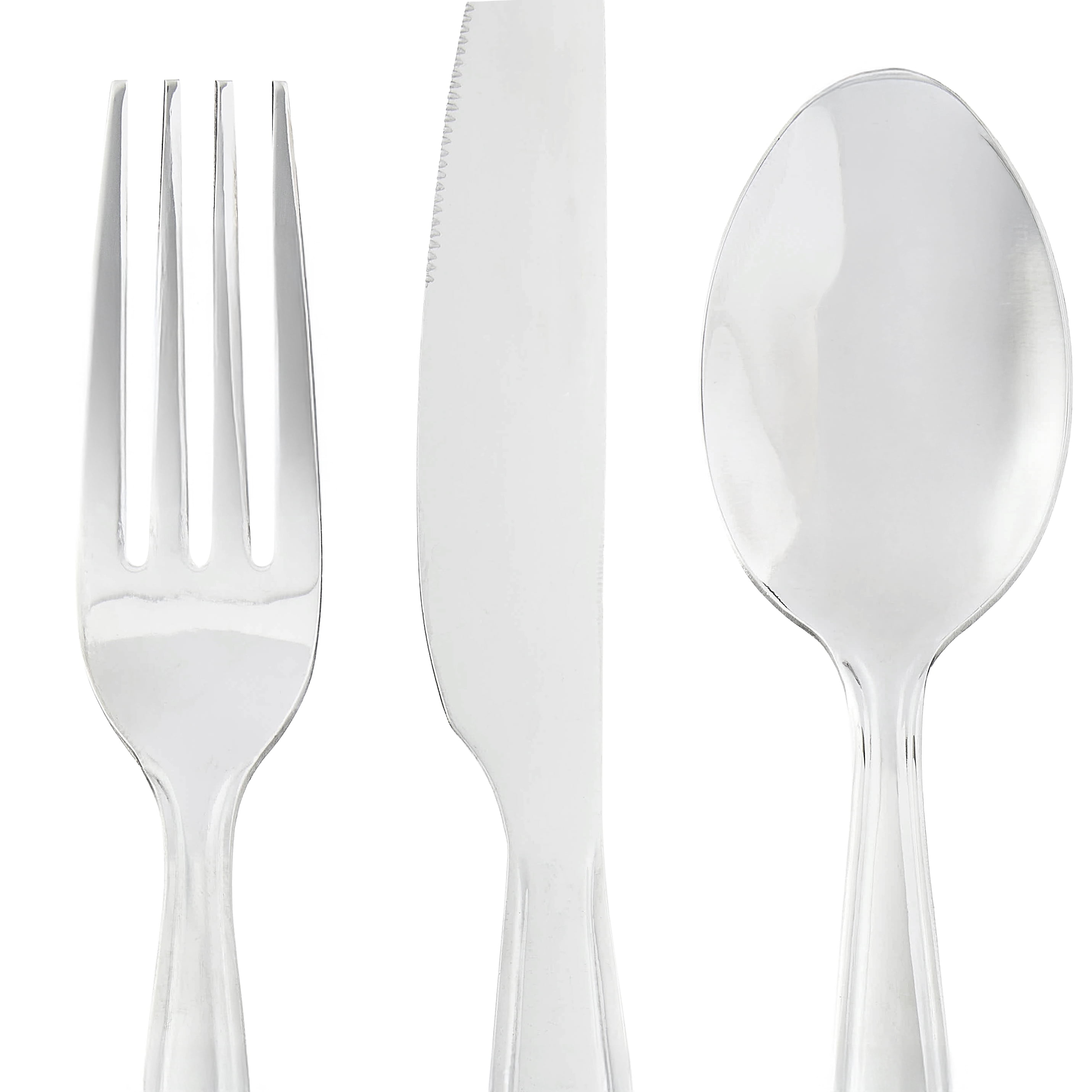 Mainstays Fairport 20-Piece Stainless Steel Flatware Set, Service for 4