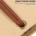 thumbnail image 3 of Kraft Paper Photo Album Book Accordion Style Vintage Scrapbook Album for Graduation Birthday Anniversary Wedding, 3 of 3