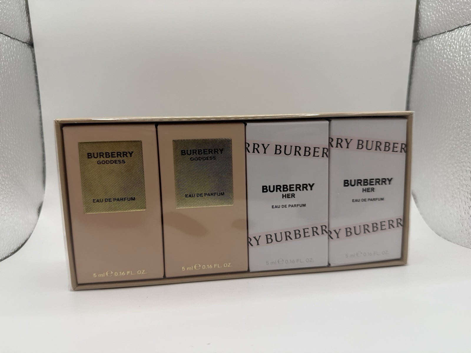Burberry Mini Perfume Gift Set for Women, 4-Piece, 0.16oz Each