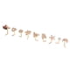 thumbnail image 3 of Juego De Anillos Para La Nariz, Uso Cómodo, Decoración De Circonio, Piercing Para La Nariz, Acero Inoxidable Dorado En Forma De L Para Uso Diario, 3 of 7