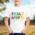 thumbnail image 2 of WAYUTE Number Graphic Tees for Boys Soft Short Sleeve Blend Shirts for Kids Playwear Versatile Casual Outdoor, 2 of 4