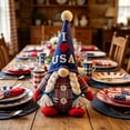 thumbnail image 5 of EDHITNR Independence Day Gnome Doll Patriotic Faceless Figure 4th Of July Decoration Flag Gnome Ornament for Shelf Small Red White Blue Doll, 5 of 7
