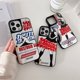 thumbnail image 3 of Casetifg Marca Locomotora Chica Carcasa Oficial Con Caja Espejo Original Teléfono Funda Para iPhone 11 12 13 14 Pro Max 14 Plus Silicona Talla TPU Cubierta A Prueba De Golpes, 3 of 4