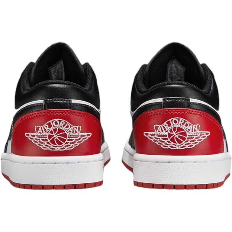 Nike Air Jordan 1 Low Bred Toe 2.0 Black Red Shoes Men Size 12 New Nike Air Jordan 1 Low  main image 2