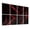 Color 2, variant on Futuristic 8 Pack Art Acoustic Panels Sound Absorbing Abstract Geometric Red Black Futuristic Lines Decorative Soundproof Wall Panels Self Adhesive for Nursery Game Room Boys Bedroom 48"x32"