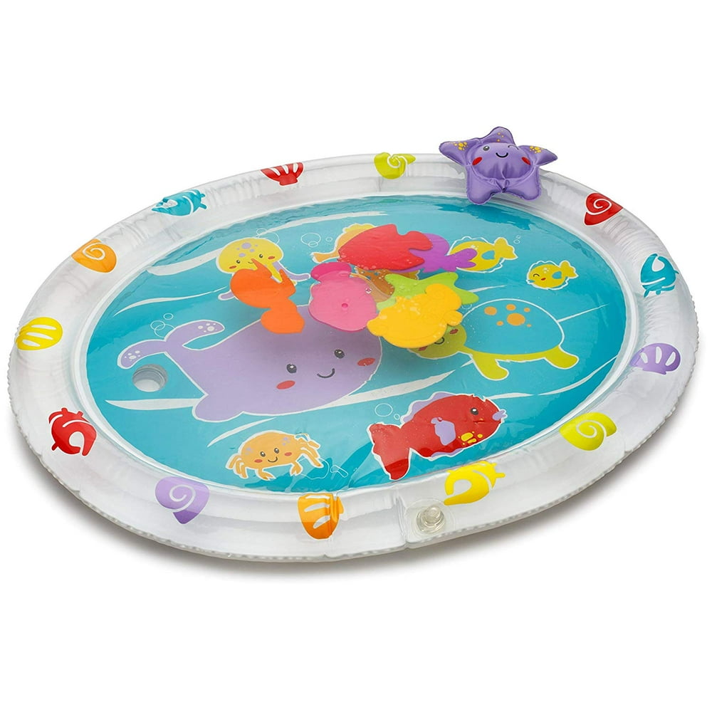 Playkidz Seaworld Water Mat, Tummy Time Activity Playmat. Promotes