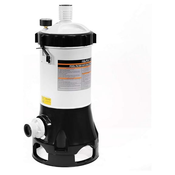 Pool Filter System 1500 GPH - Above Ground Pool Filter with Pump & Gauge