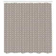 thumbnail image 2 of Ambesonne Vintage Shower Curtain, Oriental Floral Design, 69"Wx70"L, White and Taupe, 2 of 4