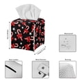 thumbnail image 5 of ZUXONGSY Christmas Candy Square Tissue Box Cover PU Leather Household Tissue Holder Decorative Tissue Organizer Waterproof Tissue Cover Christmas Gifts to Friends Family, 5 of 7