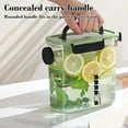 thumbnail image 5 of Large Capacity Beverage Dispenser Cold Brew Tea Pitcher Glass Drink Jug with Spigot for Entertaining Parties and Family Gatherings, UKHBMC | Green, 5 of 8