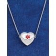thumbnail image 6 of Medical Alert Secret Message Locket, 6 of 8